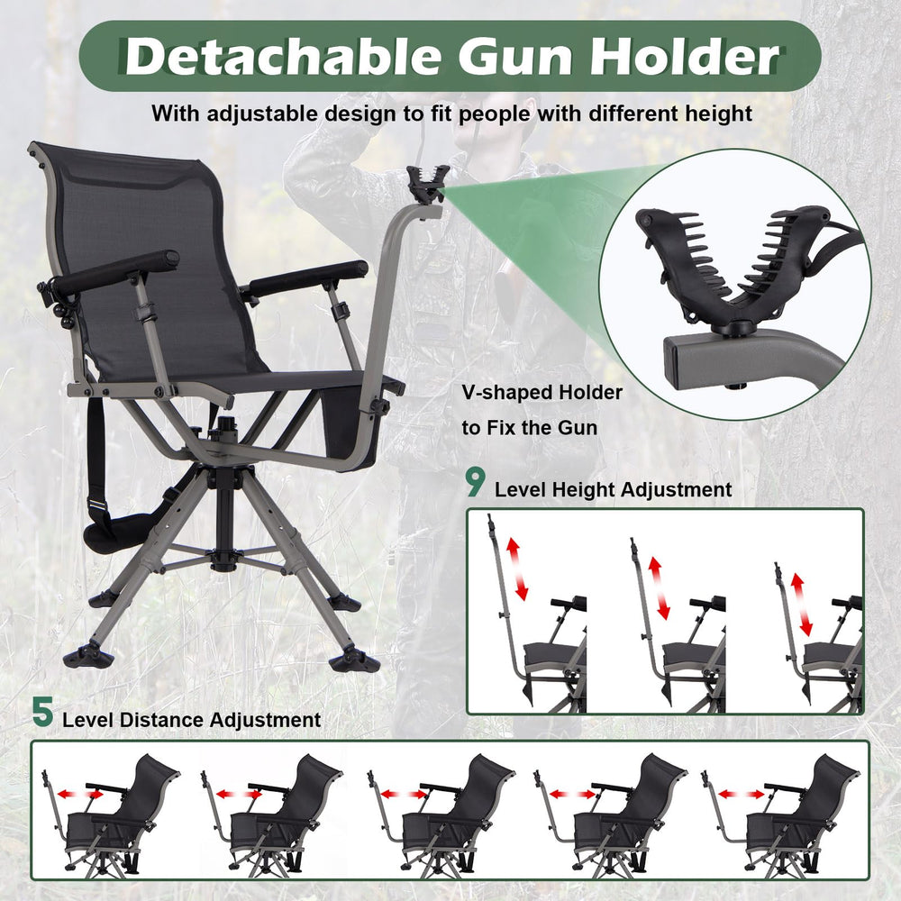 GYMAX chair breathable fabric and ergonomic backrest for comfortable sitting.