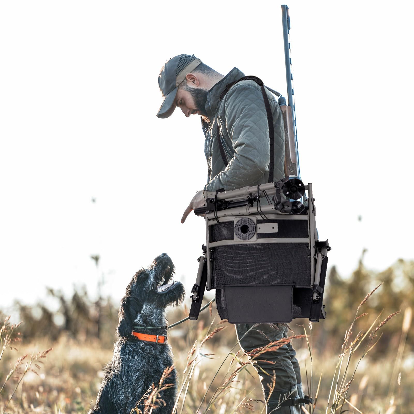 GYMAX compact foldable design for easy storage and travel