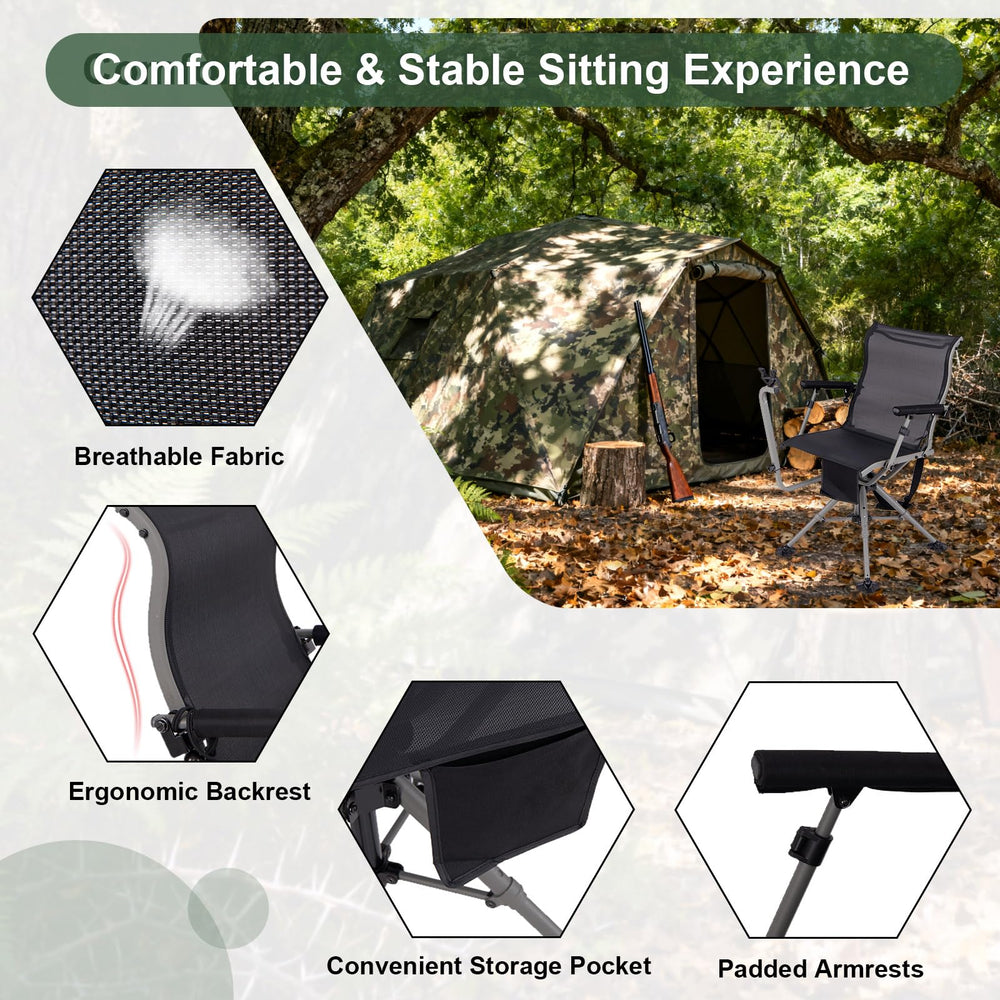 GYMAX package includes gun rest and user manual for quick setup.
