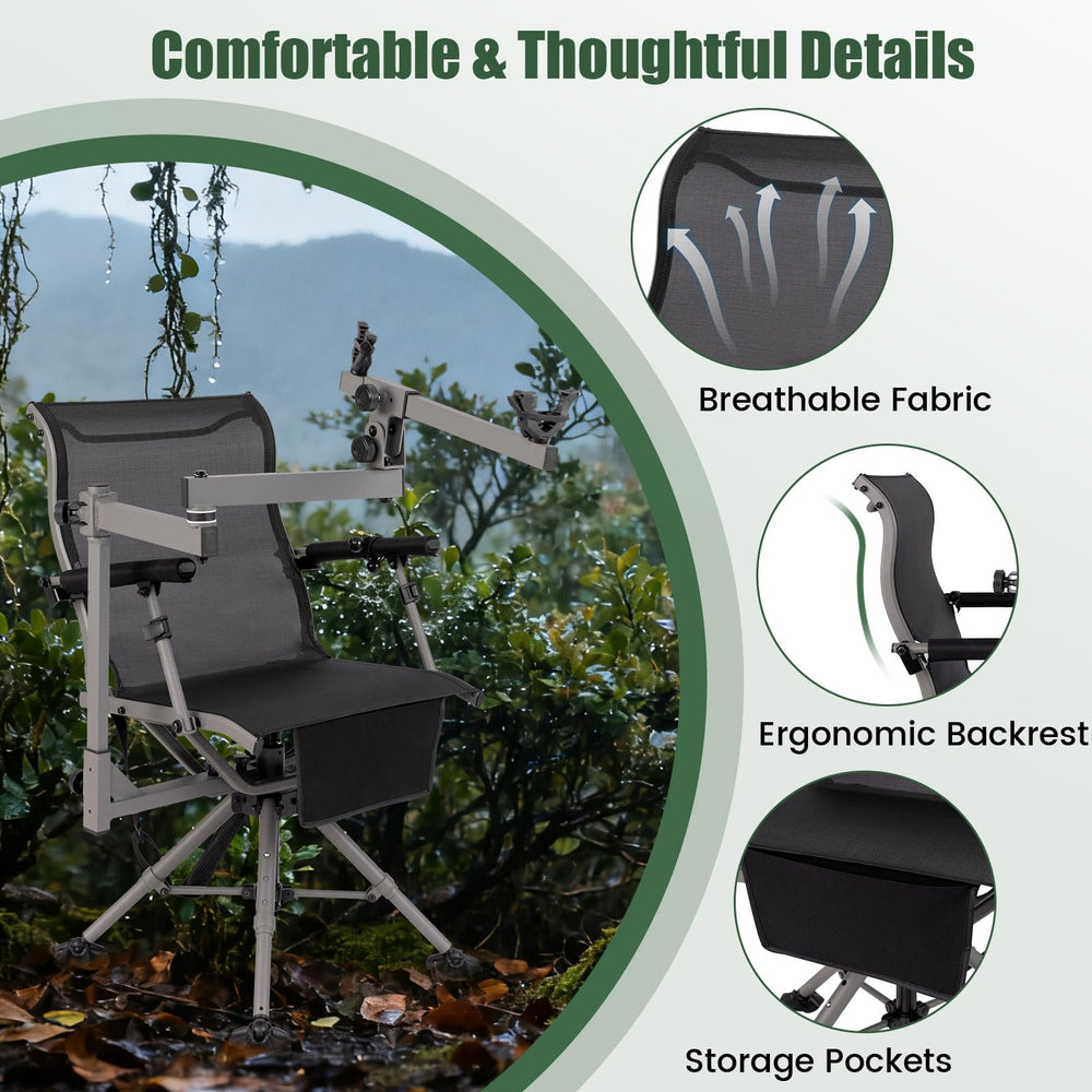 GYMAX chair supports up to 330 lbs for versatile use