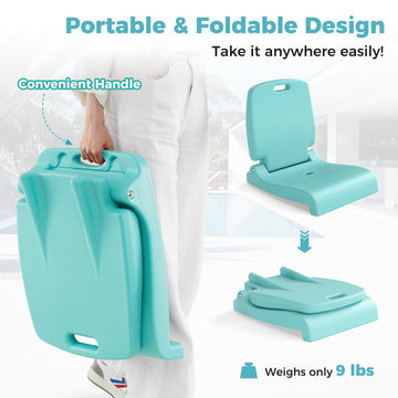 GYMAX lightweight-foldable design folds flat for compact storage.