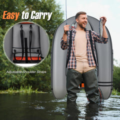 GYMAX float tube fish ruler helps quick size checks