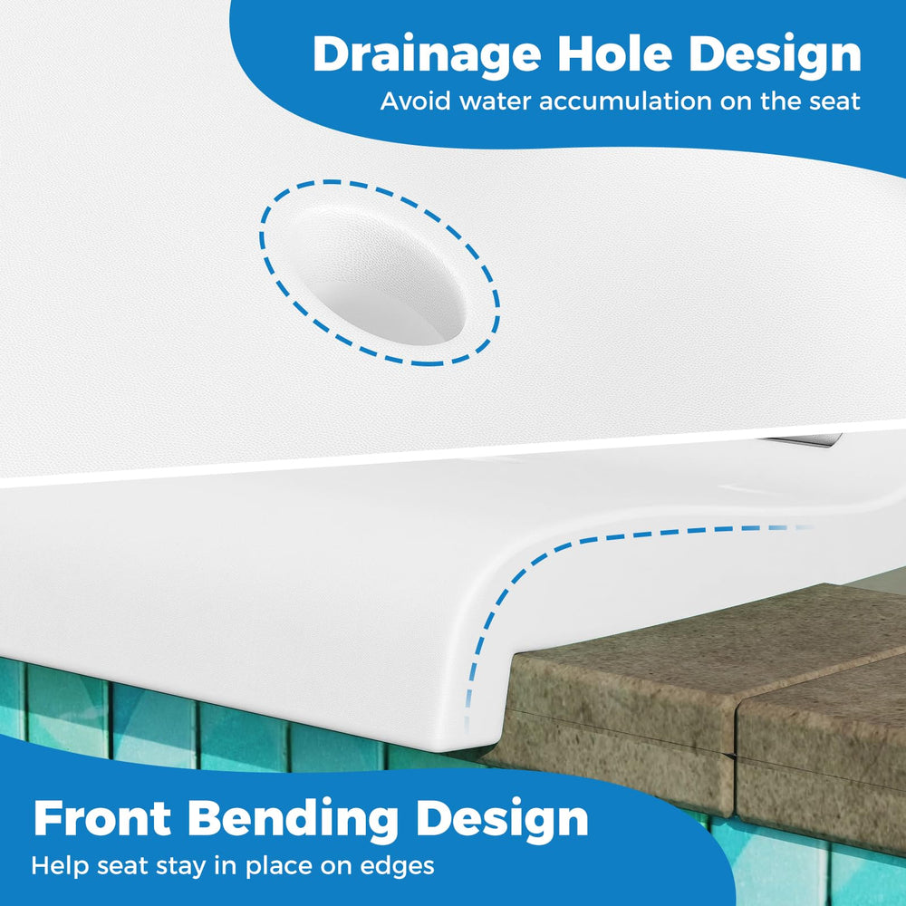 GYMAX poolside chair backrest providing ergonomic support outdoors
