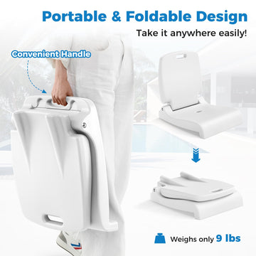 GYMAX chair built-in lip keeps it steady on uneven ground