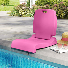 GYMAX poolside chair with handle for easy transport.