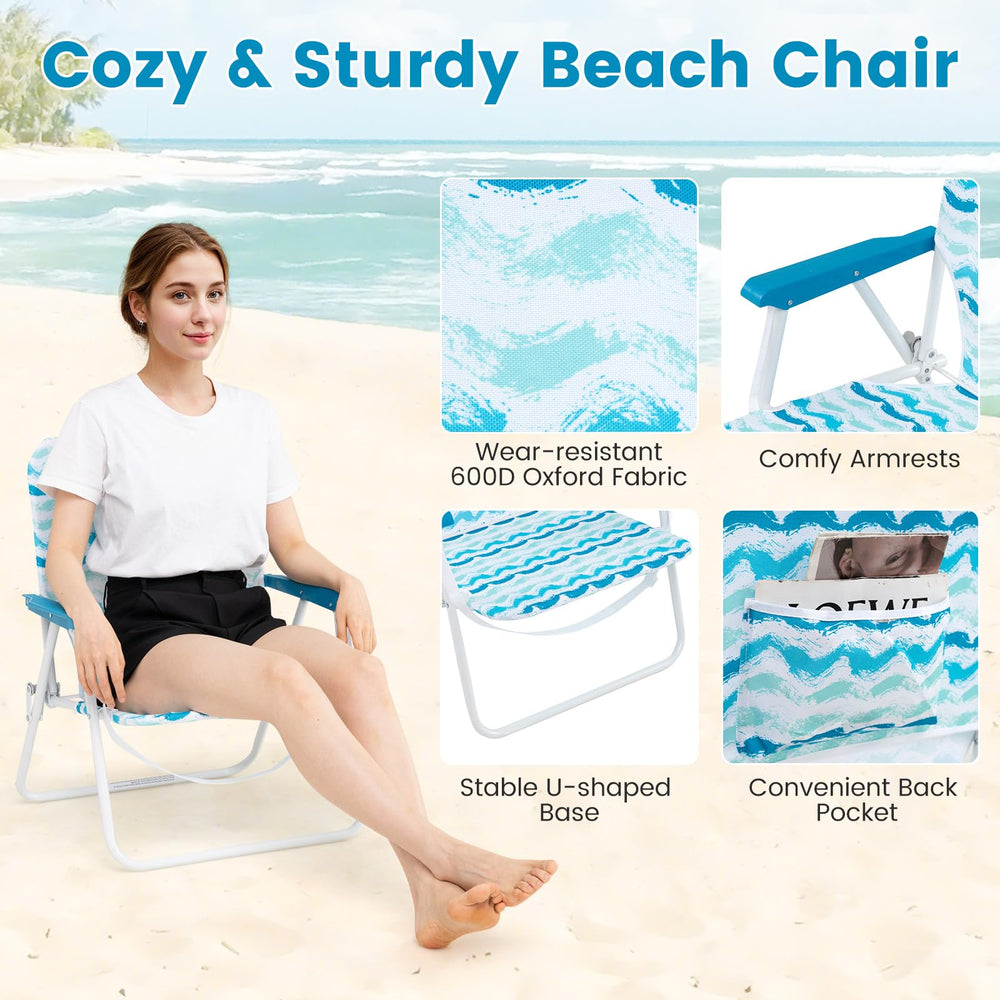 GYMAX silver-coated inner fabric reflects heat for cooler shade.