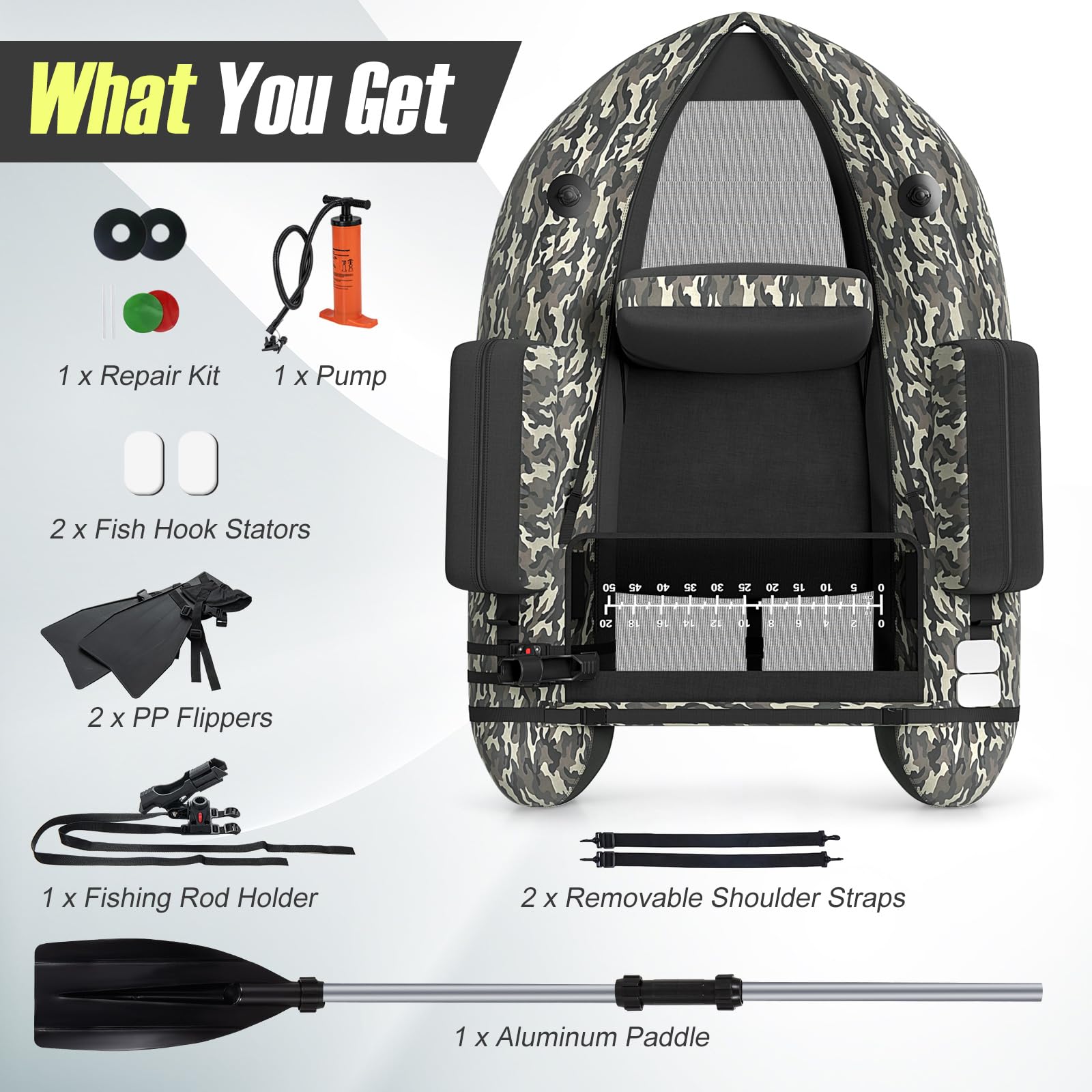 GYMAX storage pockets keep gear and personal items within easy reach.