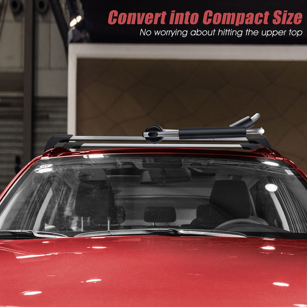 GYMAX straps included for firm fixation while driving.