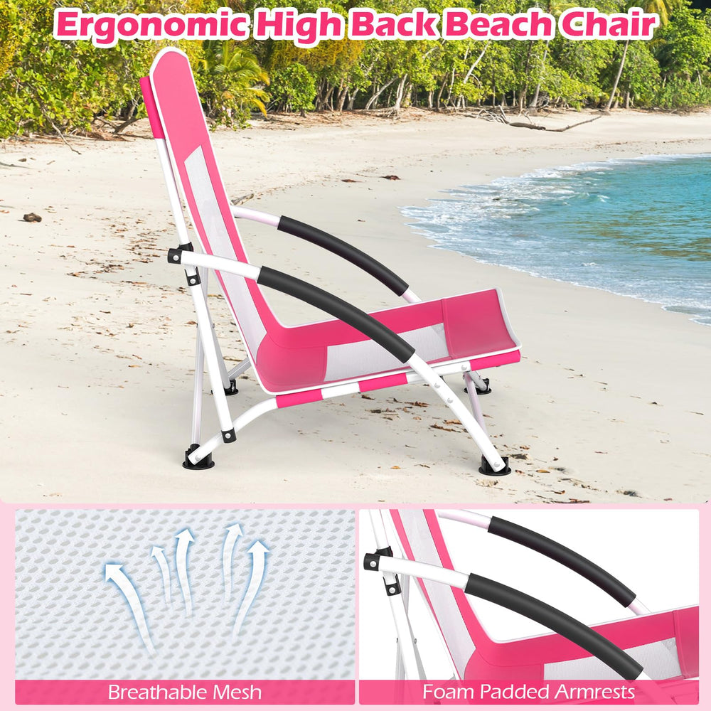 GYMAX sturdy X-frame ensures durable outdoor performance