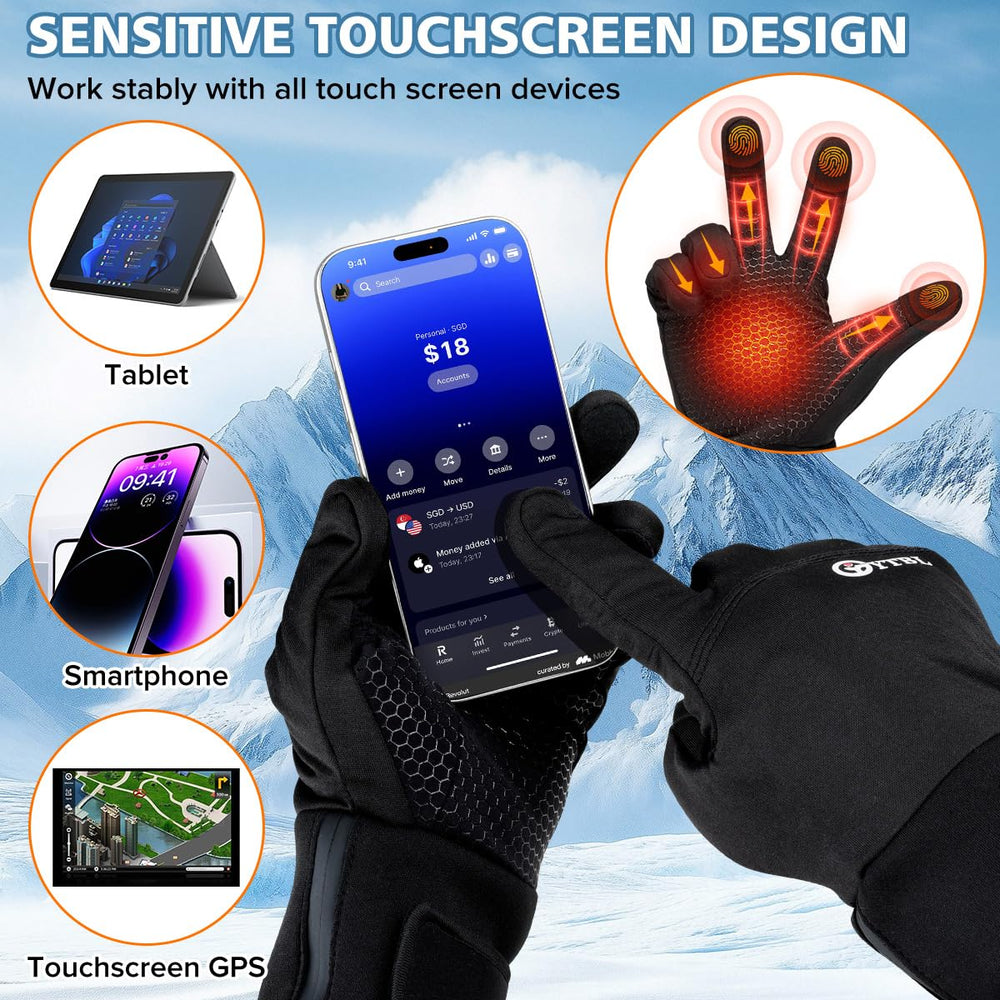 GYTBL liner highlights far infrared heating across hand and fingers