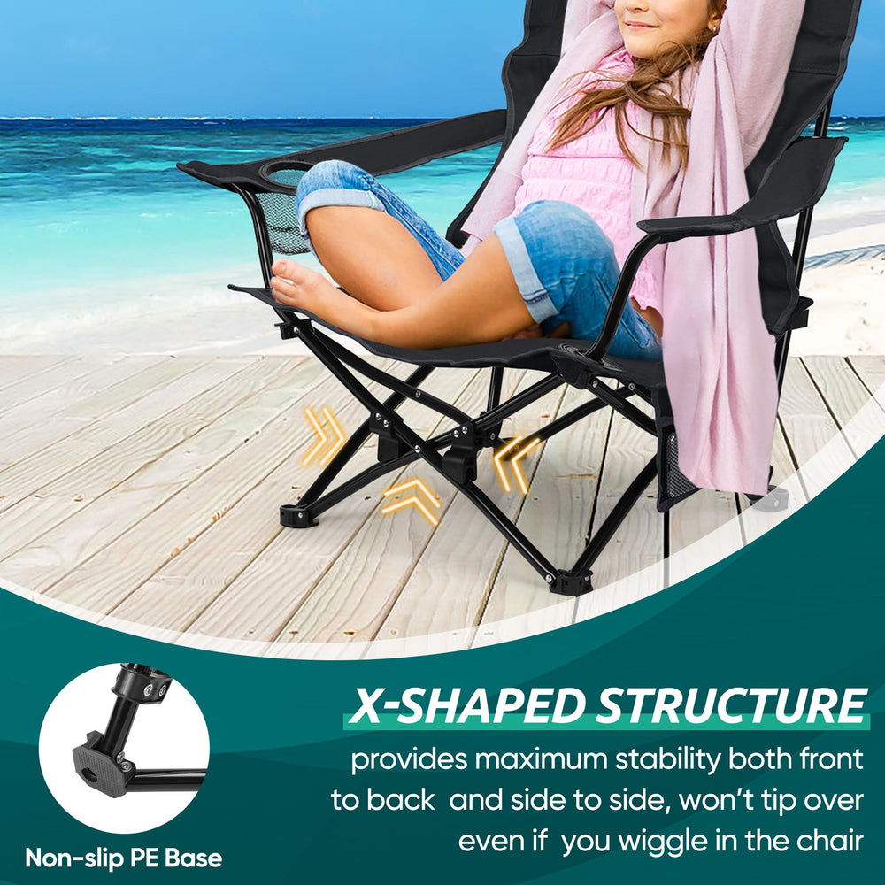 HaSteeL chair folded compact in carrying bag for easy transport