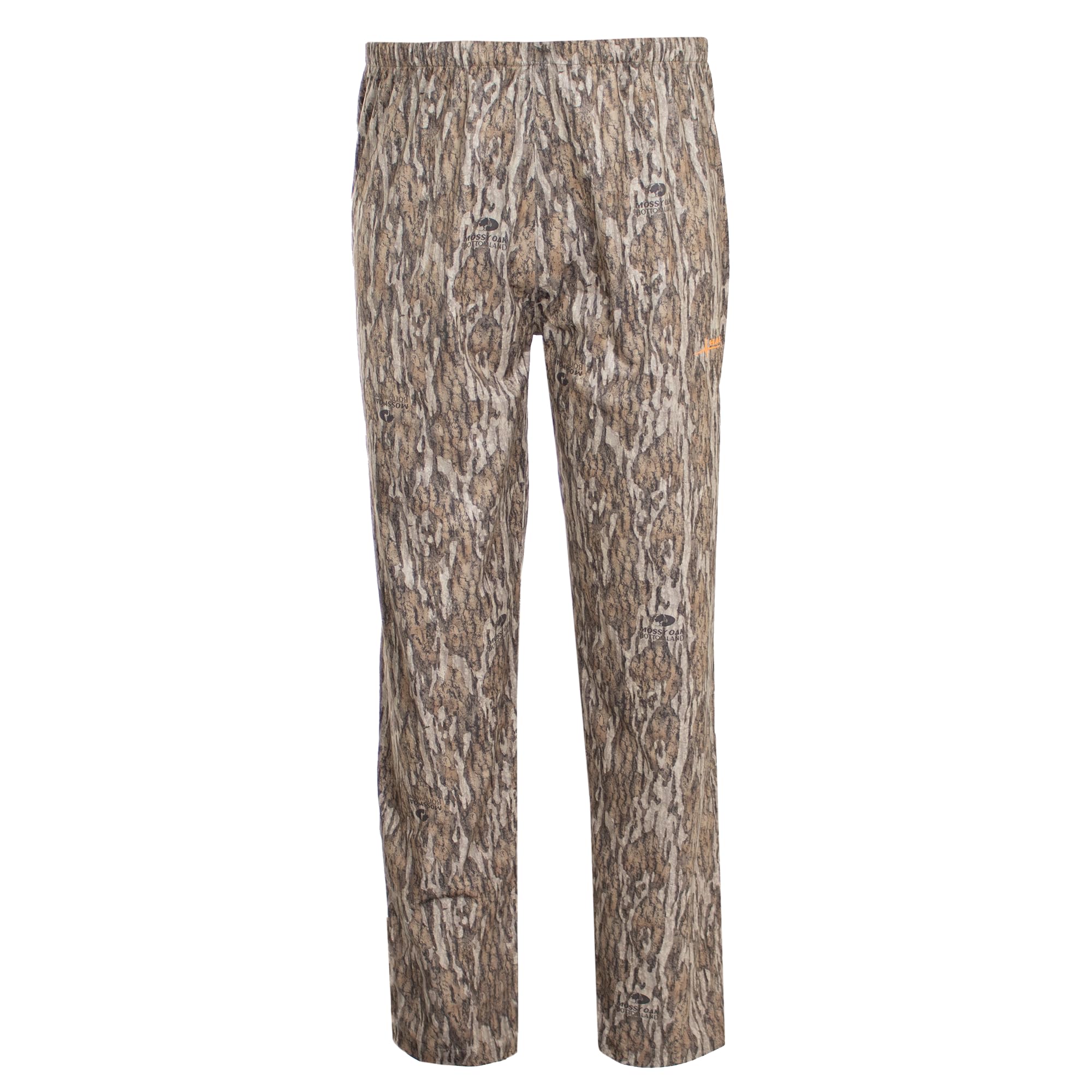 Habit Men's Roaring Springs rain pant front view showing waterproof, breathable shell for outdoor use
