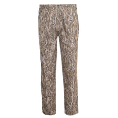Habit Men's Roaring Springs rain pant packable in back pocket for easy carry.