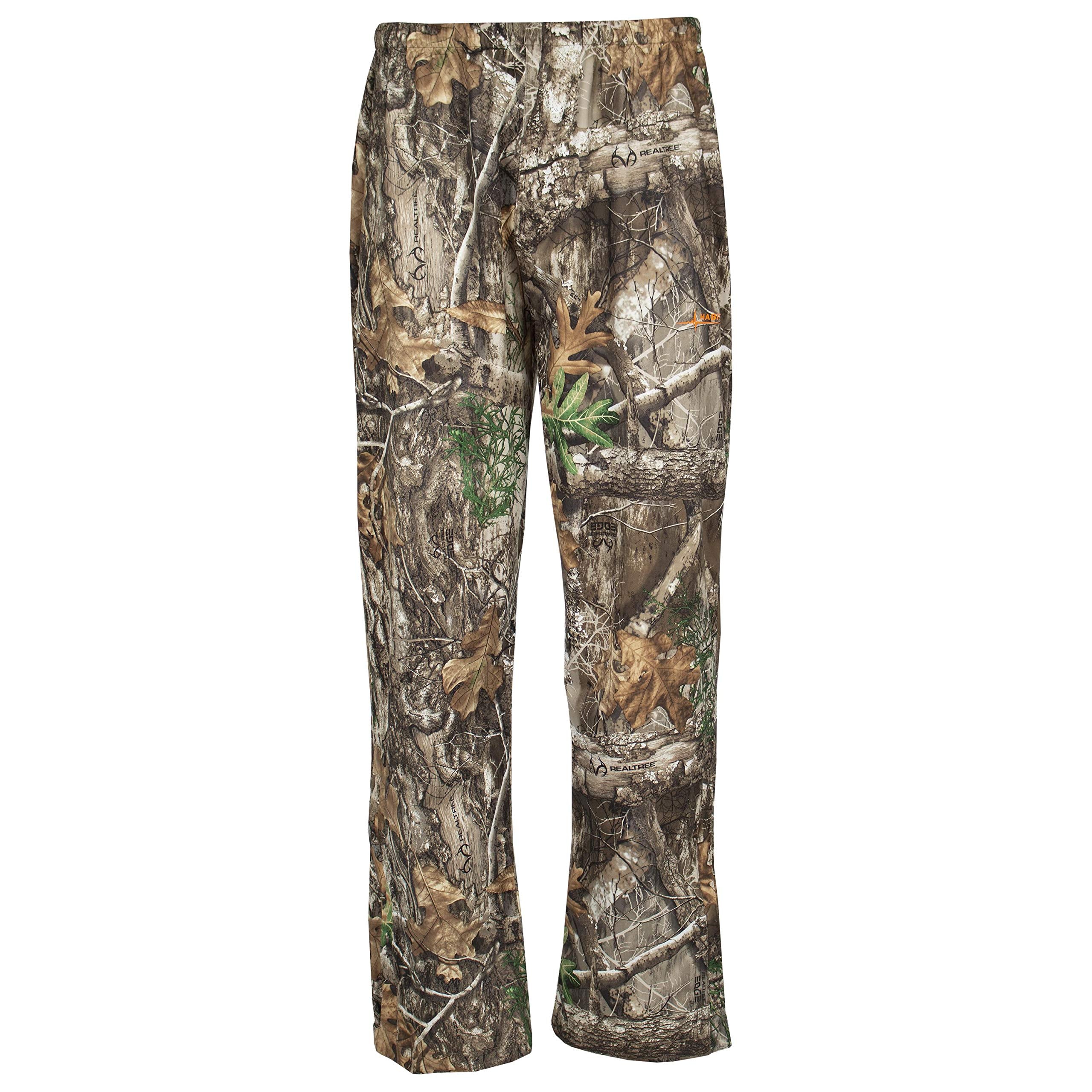 Habit men's Roaring Springs rain pant Realtree Edge silhouette for all-weather outdoor wear.