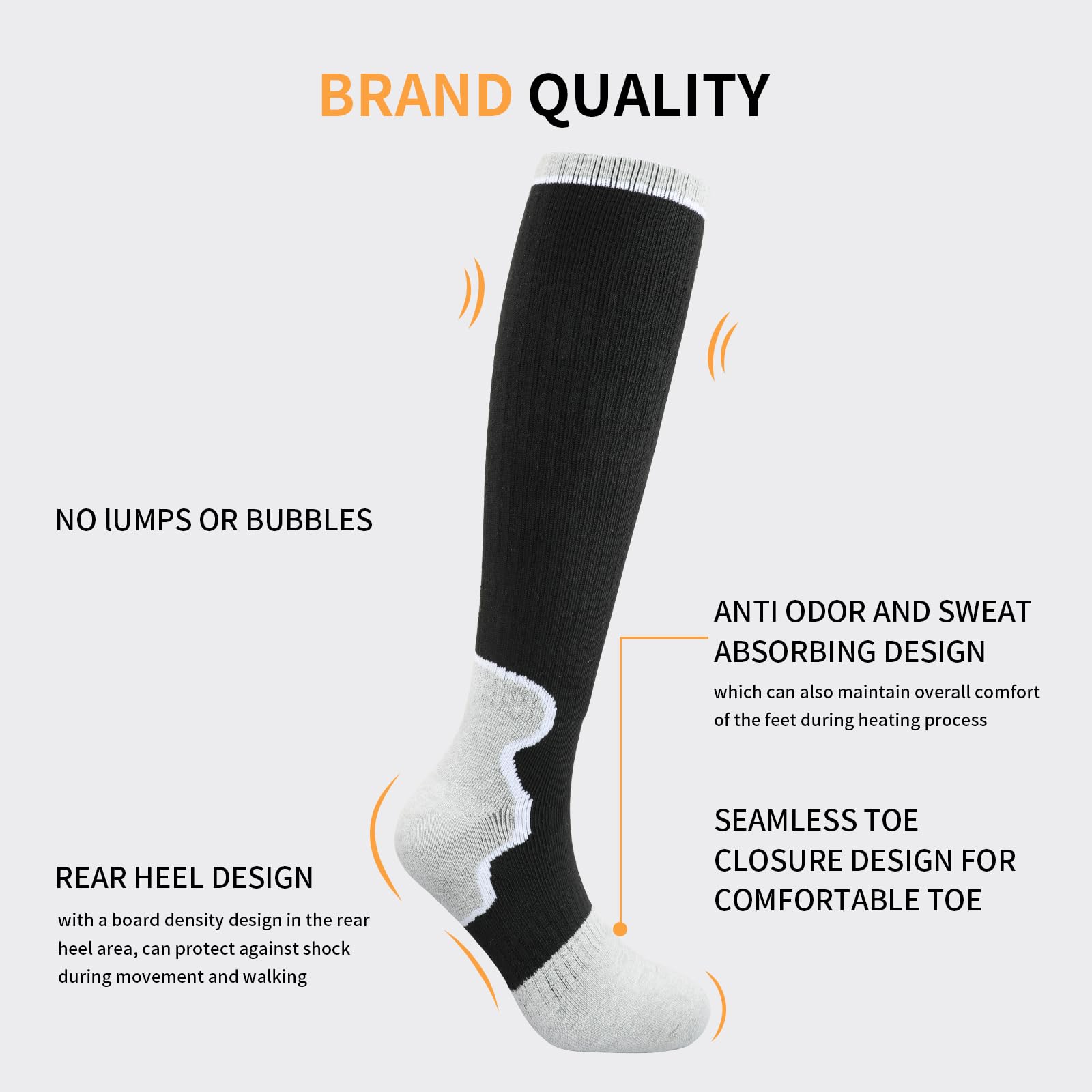 HAEGLAUV COOLMAX-wool fabric keeps feet dry and comfortable