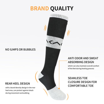 HAEGLAUV heat settings control for customizable warmth during activities.