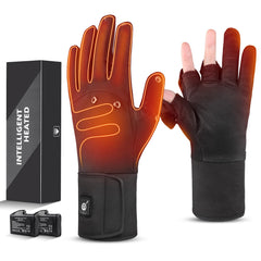 Haeglauv heated gloves front view for cold-weather outdoor use