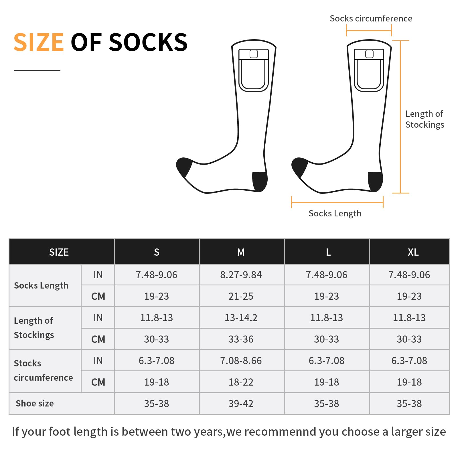 Haeglauv heated socks in use during skiing or hiking.