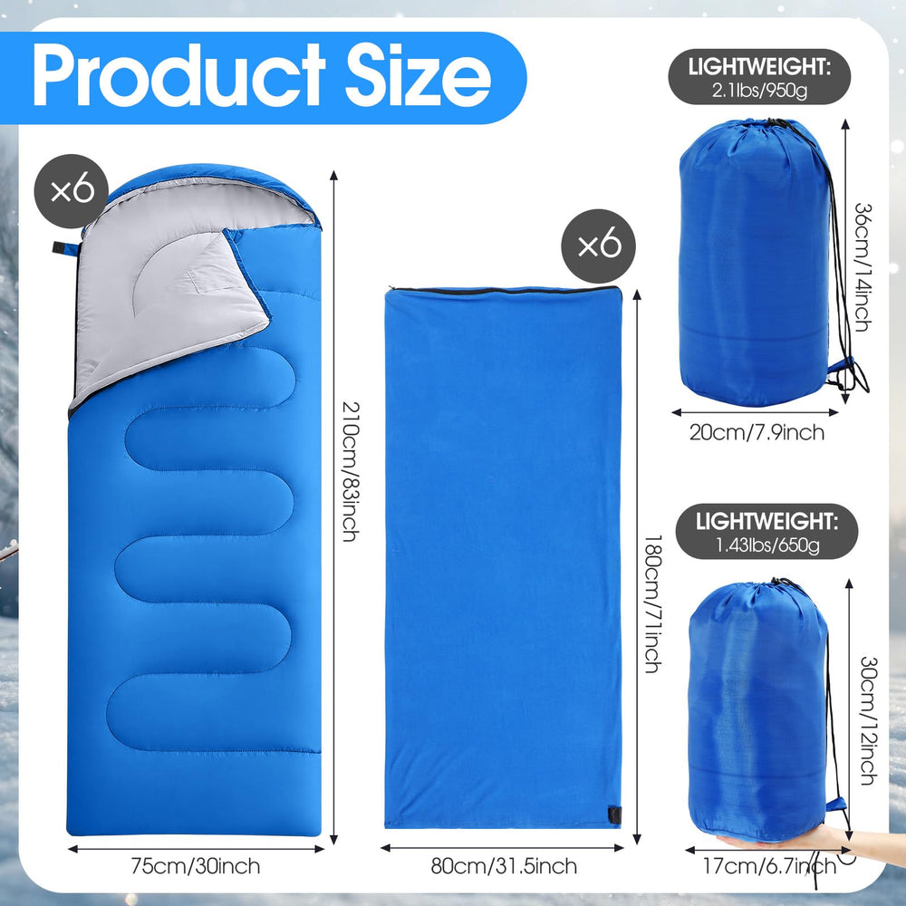Hahafelt colorful fleece liners paired with sleeping bags for added warmth and comfort.