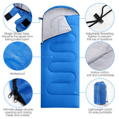 Hahafelt waterproof polyester shell protects sleepers in damp or windy nights.