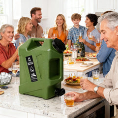 HAIGE water container dual-handles for easy carrying when full.