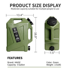 HAIGE wide-mouth spout enables quick refilling and easy cleaning.