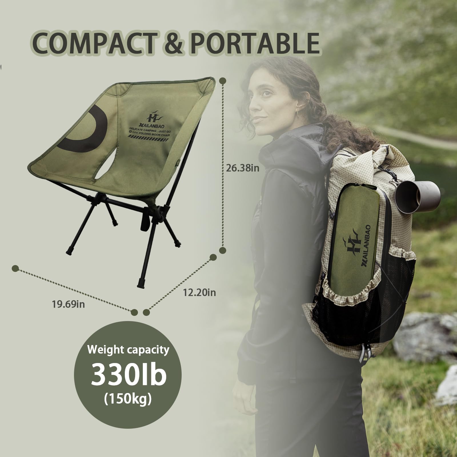 hailanbao chair stability on uneven terrain supports reliable seating anywhere
