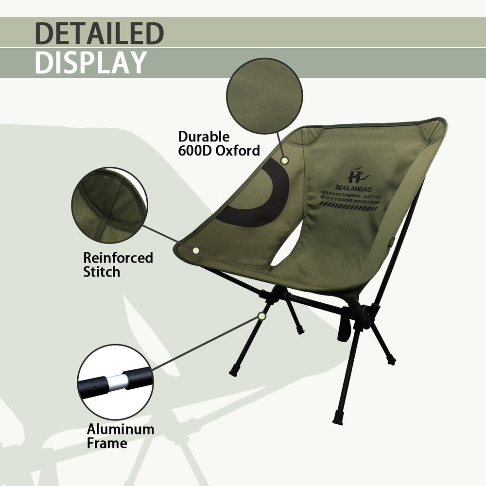 hailanbao chair 600D ripstop fabric resists wear and weather