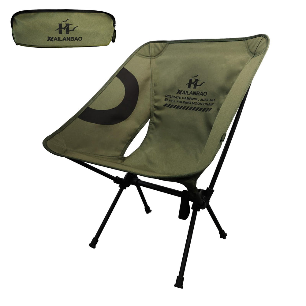 hailanbao folding camping chair assembled for comfortable outdoor seating on the go