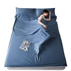 Hailyuwl sleeping liner entry buckles facilitate easy access and cozy layout for hostel stays.