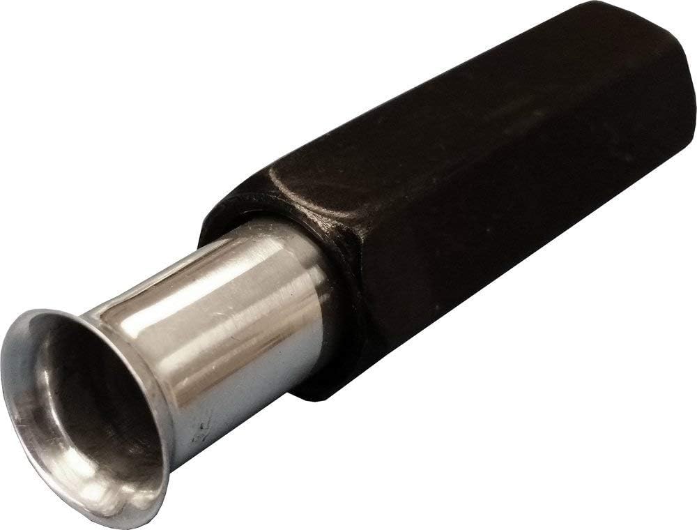 Hair Stacker for Fly Tying - Back/Polished Aluminum