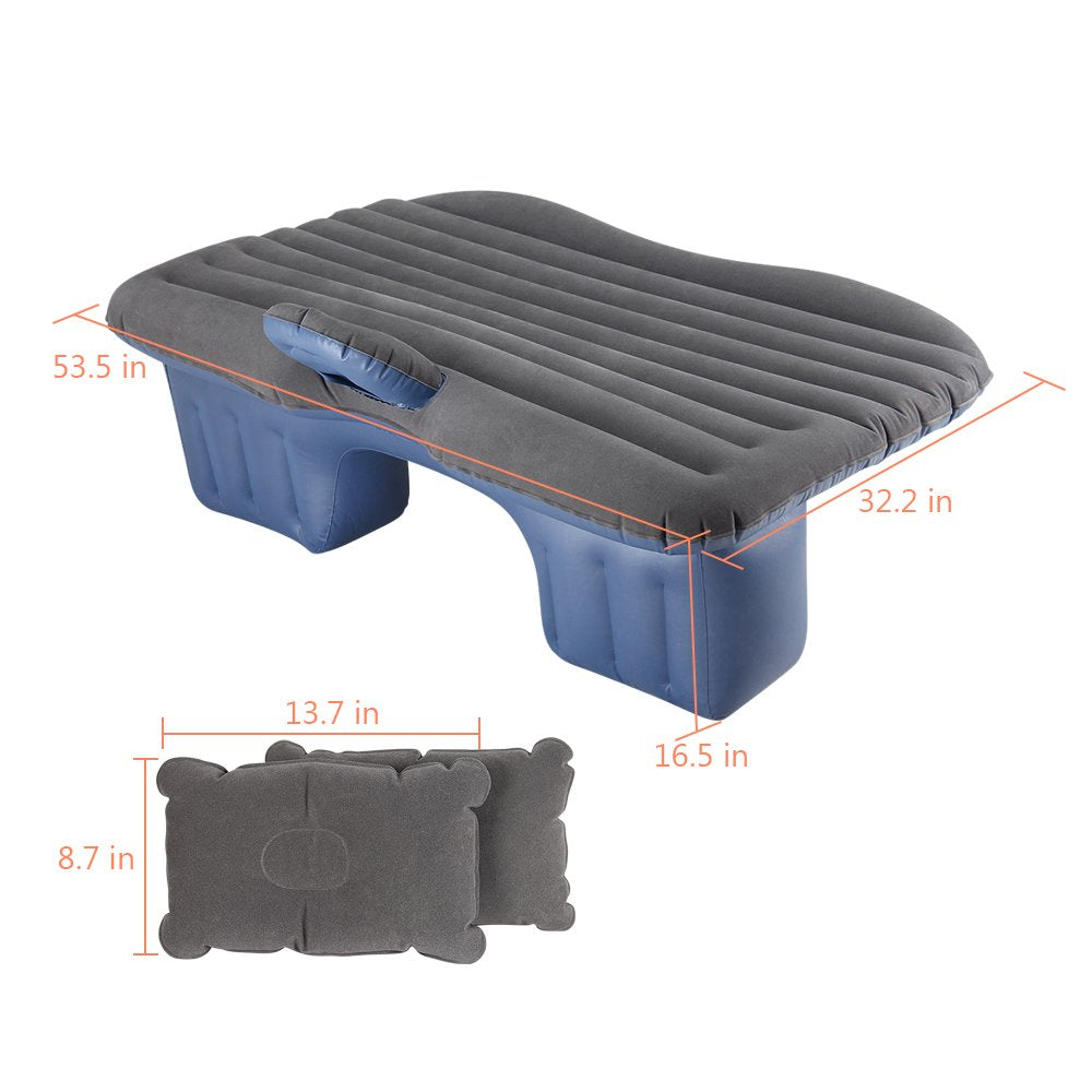 HAITRAL car bed with two pillows for extra head support on the road