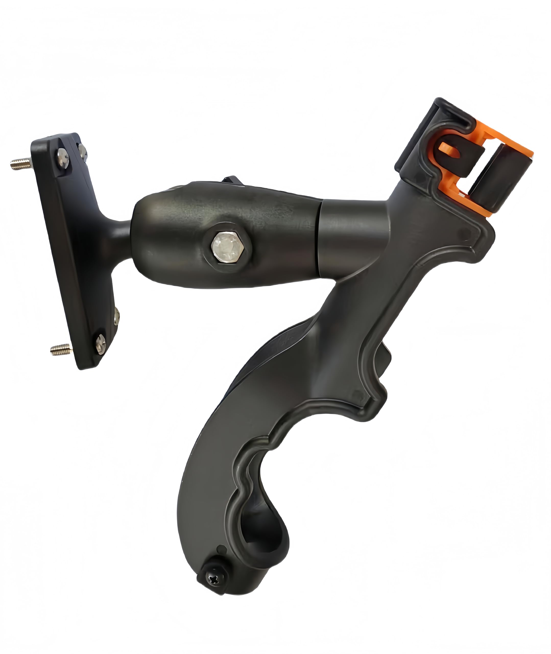HAIWEN 360° swivel base rod holder in action for versatile fishing angles.