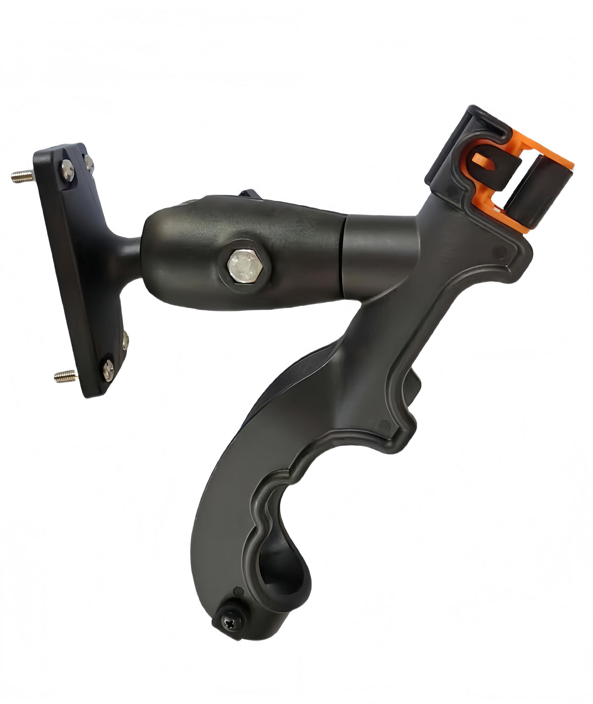 HAIWEN 360° swivel base rod holder in action for versatile fishing angles.