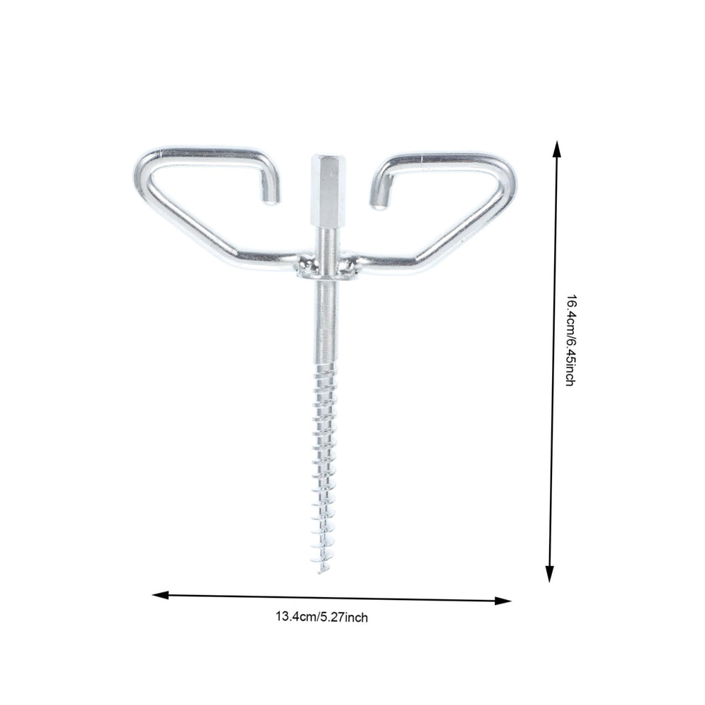 HAKIDZEL ice anchor peg shown for deep ice grip