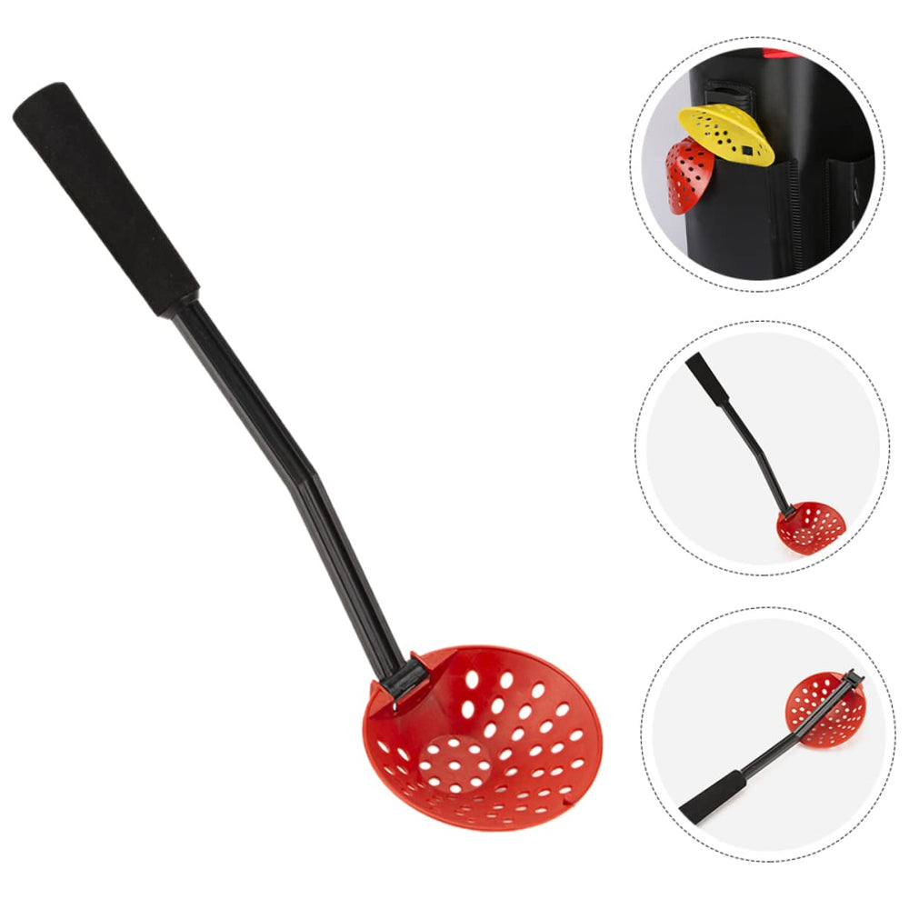 HAKIDZEL lightweight ice scoop ready for outdoor fishing trips.