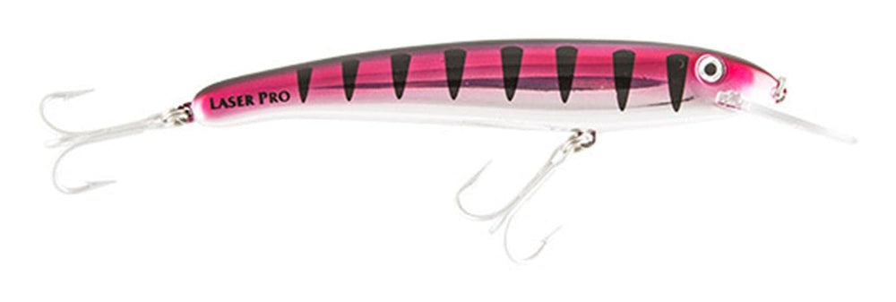 Halco Laser Pro 190XDD R15 Chrome Pink lure ideal for deep-water trolling and structure.