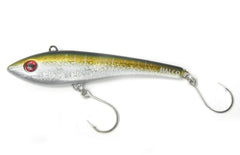 Halco MAX190#H71 lipless plug in Yellowfin, ready for casting and trolling in saltwater.