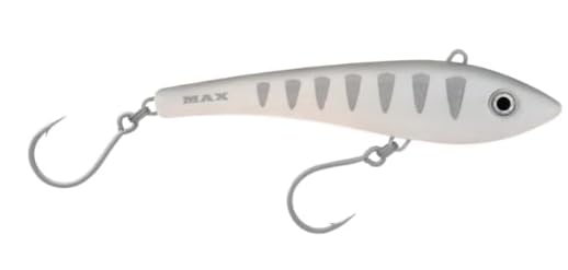 Halco MAX190 H91 Silver Shadow lure, ideal for casting, jigging, and trolling
