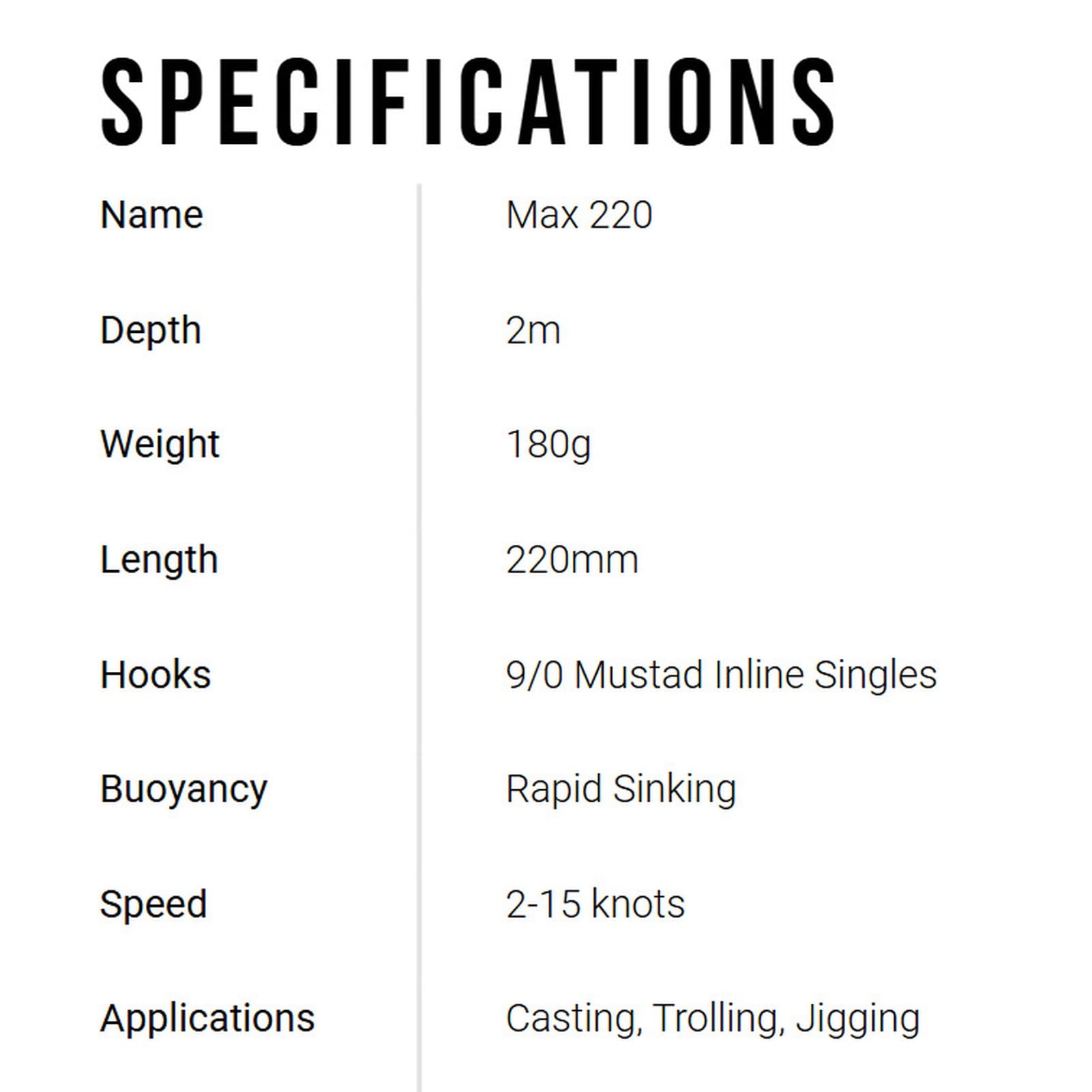 Halco Max220-R1 pink fluoro bibless minnow, side view, highlighting streamlined profile for rough seas.