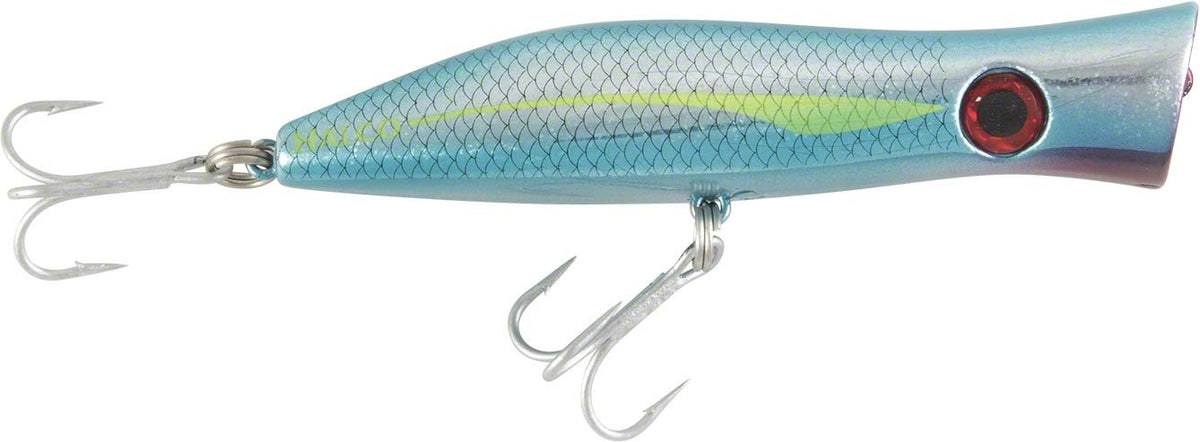 Halco Roosta Popper 135 front view, ideal topwater lure for strikes