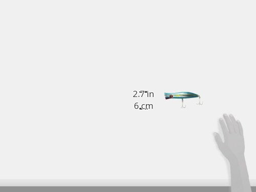 Halco Roosta Popper 135 side view, balanced for long casts