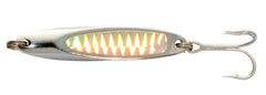 Halco Twisty Chrome Jig with curved ends offering versatile retrieves and enticing action.