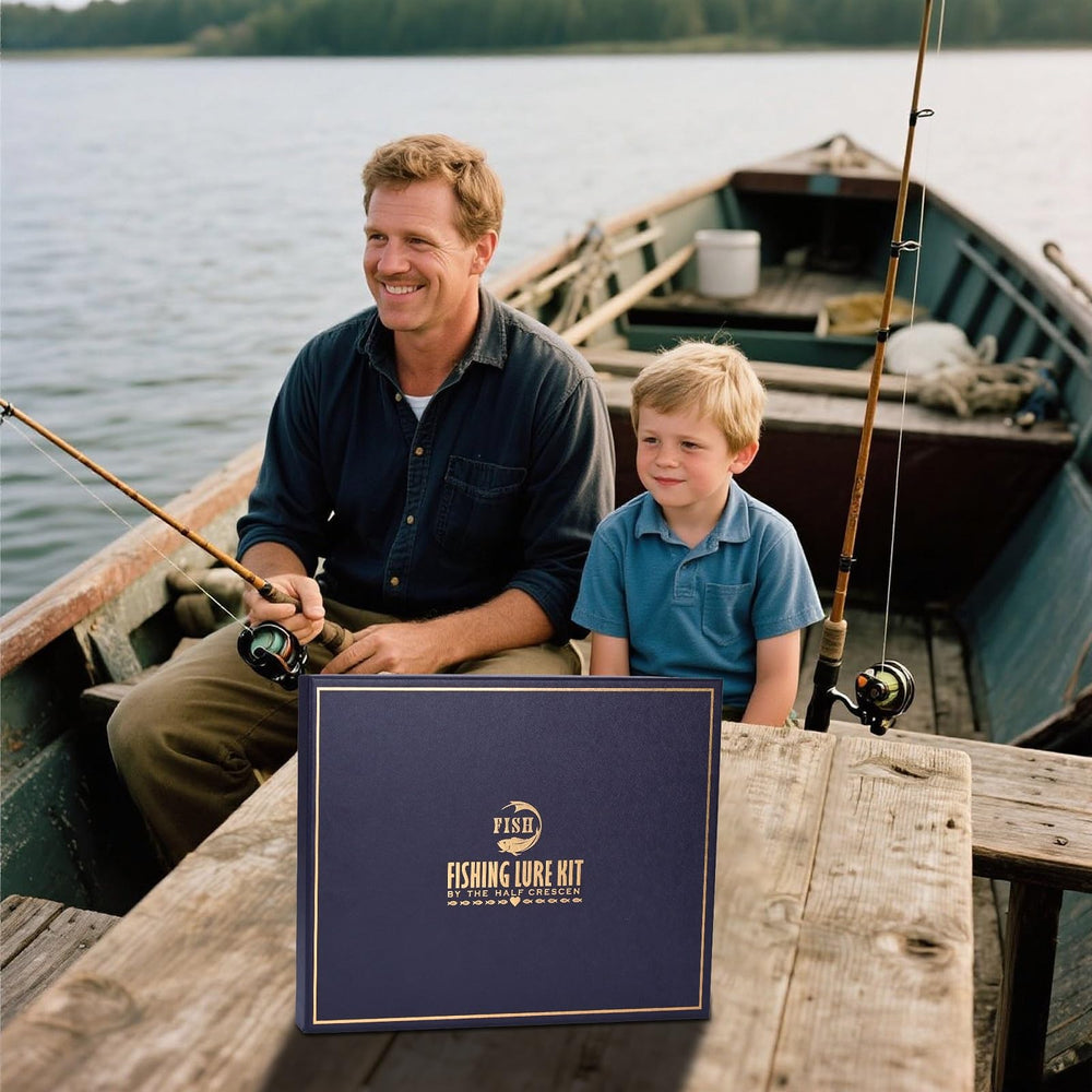 HALF CRESCEN fishing gear set appeals to beginners and experienced anglers alike.