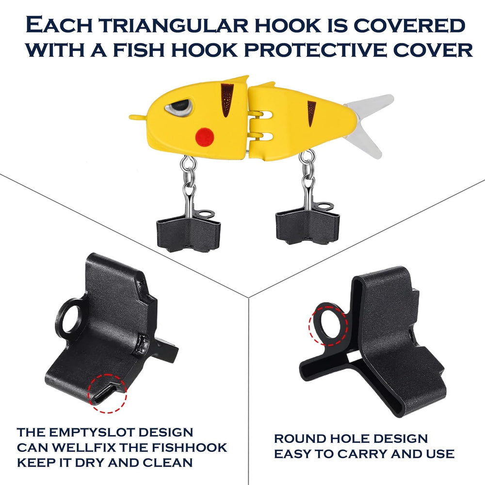 Triangular hook protective covers for safety