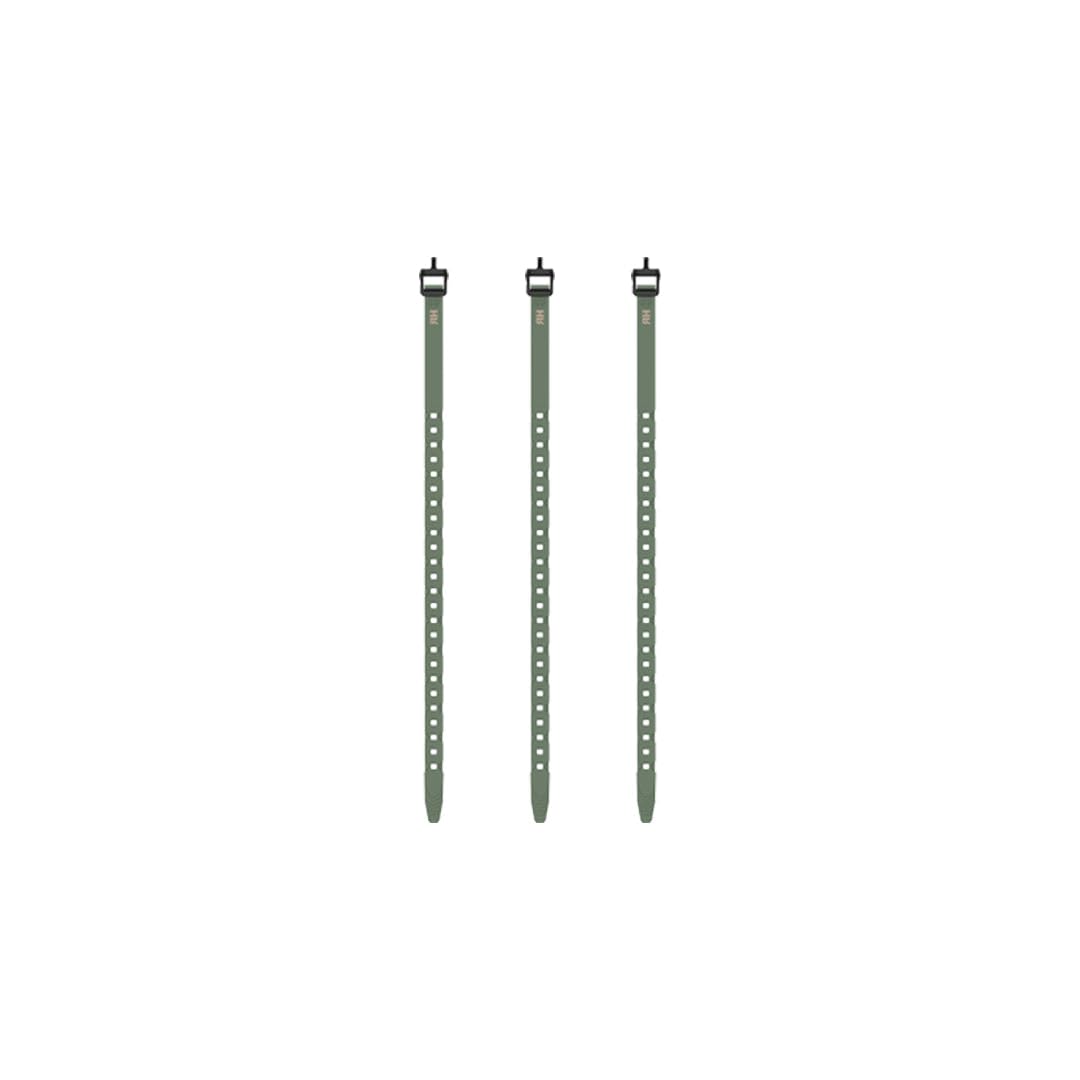 Half Rack QuickStraps 18in green strap securing gear on an ATV for reliable transport