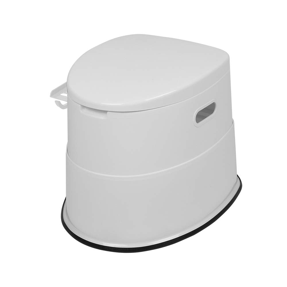 HALLOHII portable toilet is lightweight at about six pounds for easy transport.