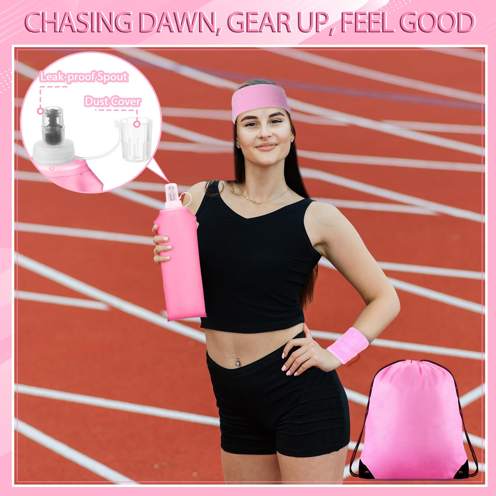 Halloscume fascia ball pink aids post-run muscle release and recovery