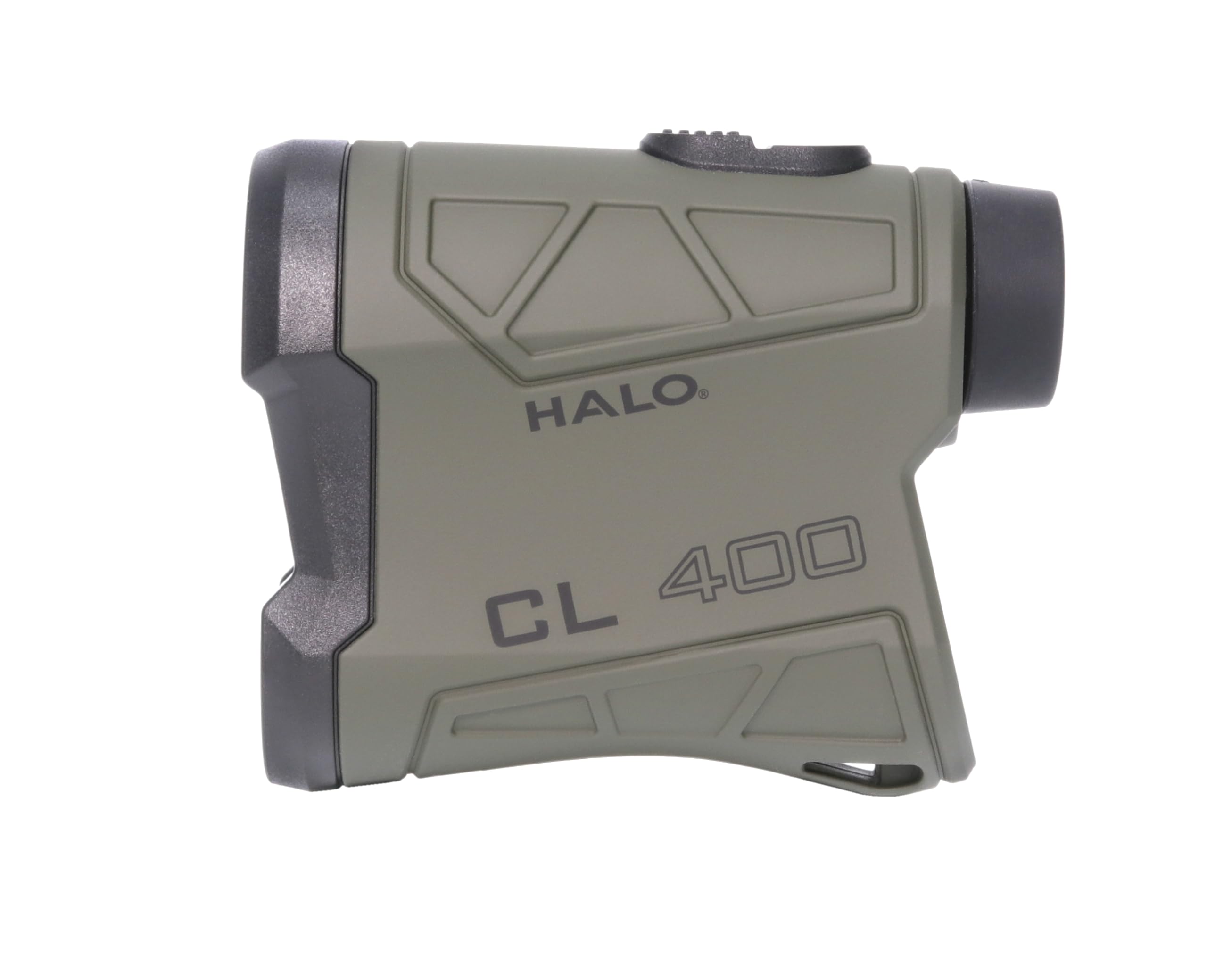 Halo Optics CL400 reflects distance to a reflective target for quick yardage readings