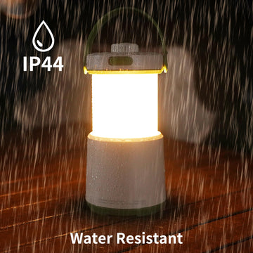 Halostorms lantern collapsible portable design fits easily in a backpack.